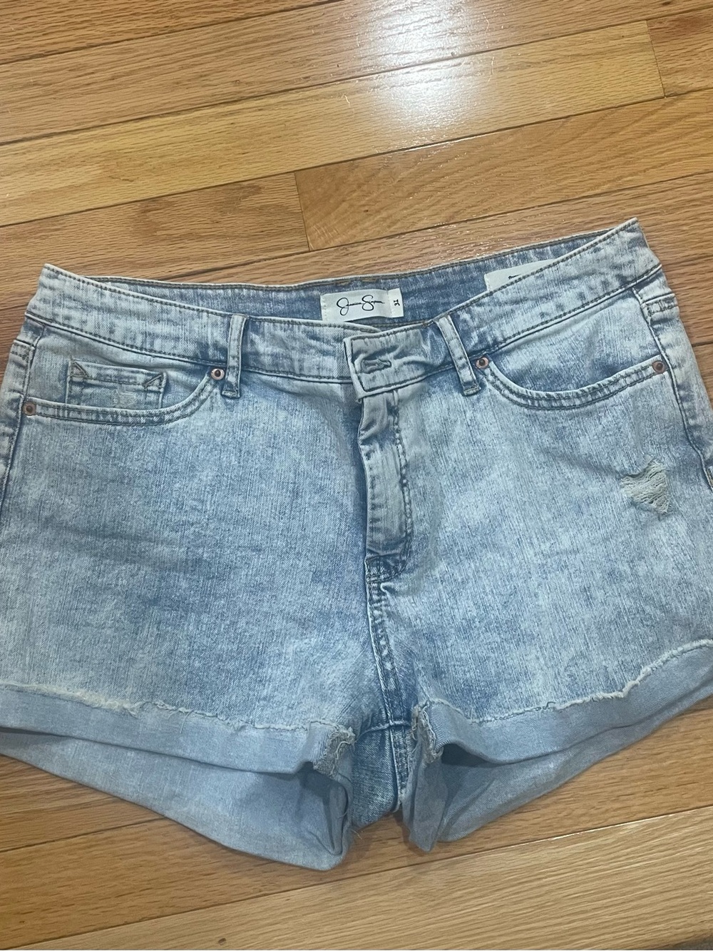 Jessica Simpson Denim Shorts - Casual Rolled Hem